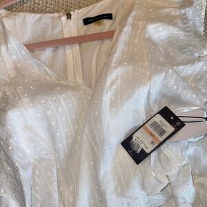 Tommy Hilfiger White Textured Top